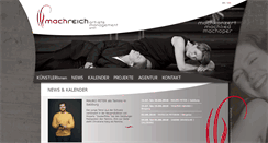 Desktop Screenshot of machreich-artists.com